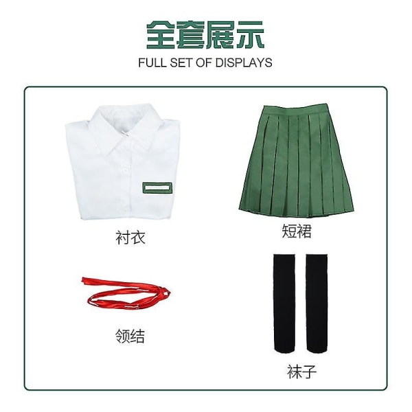 Snabb Leverans Iwado Suzume Cosplay Suzume No Tojimari Cosplay Kostym Munakata Sota Cosplay Kostym Anime Grön Uniform Par Kläder Gåvor woman M