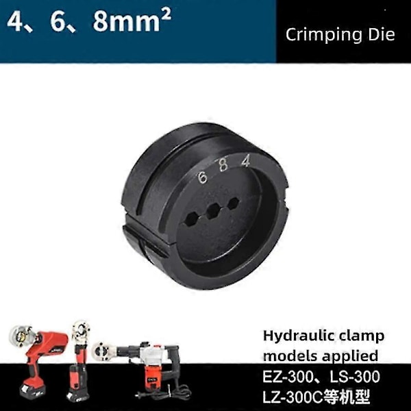 Krympetænger Hydrauliske tænger Dyse Ez-400 Ec-400 Cyo-ep-430 Ep-510410 Pressedyse Modul Type Hexagonal 8 6 4 mm sq
