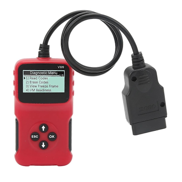 OBD2 Scanner Flerspråkig Kodläsare Professionellt Bil Diagnostikverktyg för Fordon