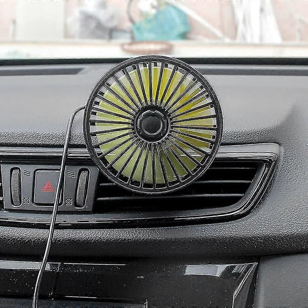 Universal Vind Tre Hastighetskontroll USB Bilvifte Sugekopp Bil Bak Enkelt Hode Bilvifte 12V 24V