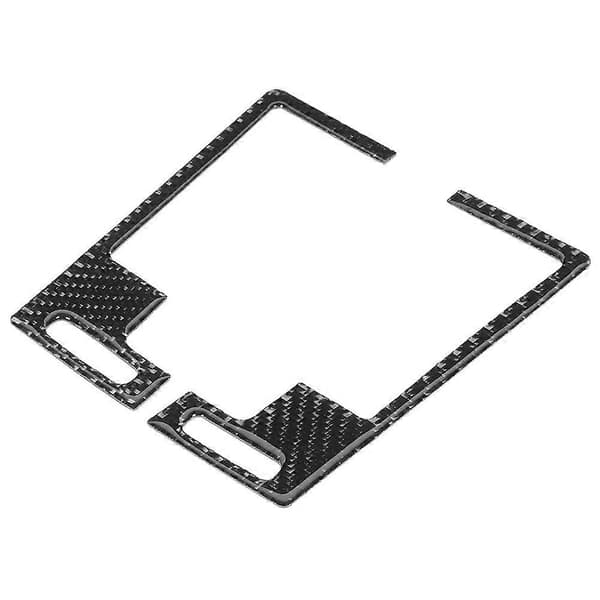 2 st Kolfiber Central Kontroll Luftkonditioneringsventil Trim Passar Nissan 350z 2006-2009