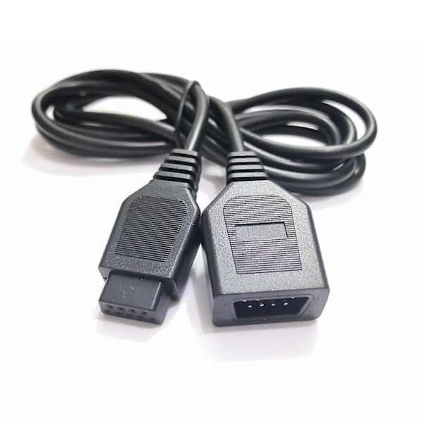 Skjøteledning Plug-And-Play 9 Pin 16-bit Bøybar Enkel Installasjon 1,8 Meter Kontroller Skjøtekabel for Sega II III Grips