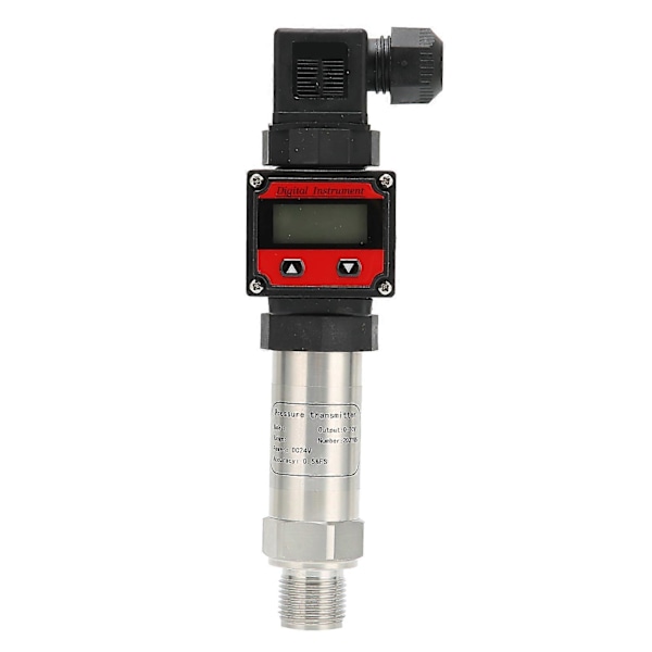 Trykksensor Aluminiumlegering Luft Vann Sender Digitalt Display LCD Transmitter 0?10V DC24V0?500Kpa