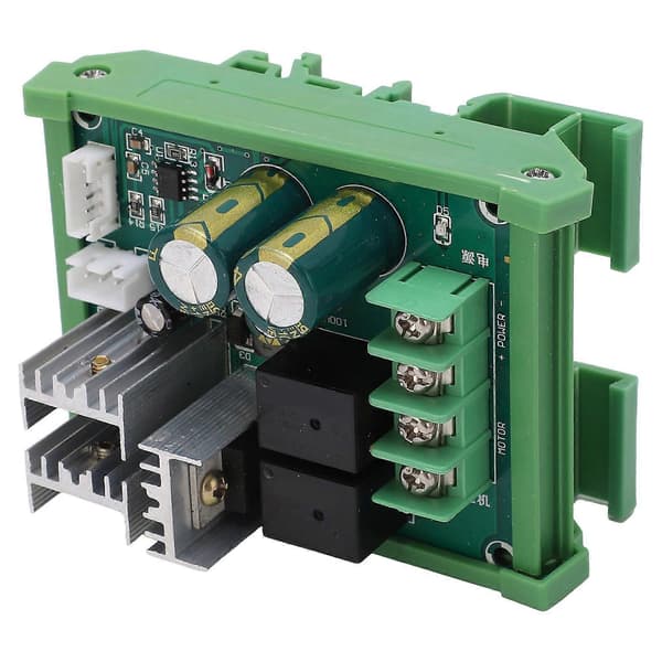 Høyeffekts Motor Driver Guvernør Modul PWM DC Motor Hastighetskontroller DIN Skinnefeste DC12?55V