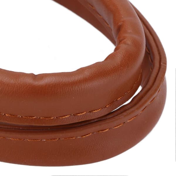 DIY Hæklet Taske Håndlavet Moderne Stil Legering Kunstlæder Håndtaske til Håndværkselskere (Sort)