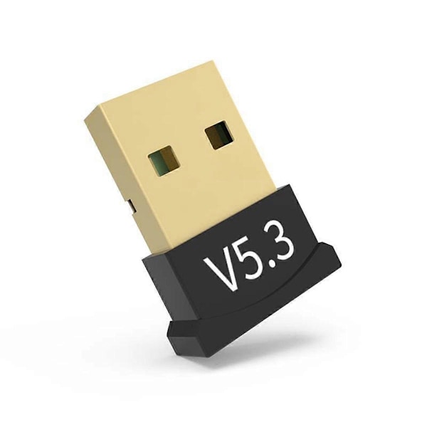 5 stk. USB Bluetooth-adapter 5.3 Bluetooth-mottaker Høyttaler Mus Tast Bluetooth Datamaskin Trådløs Driverfri Audioadapter