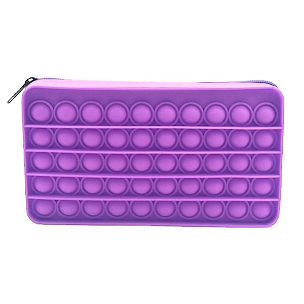 Student leksaksväska pennfodral dekompression tryck bubbla purple