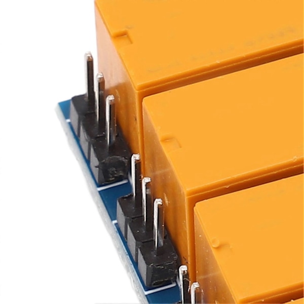 DC3.3?5V HK Liten Relämodul Ljusindikator Anti-interferens Mikroreläkort med Optokopplare 4 Kanaler