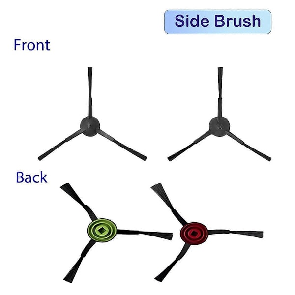Tilbehør for L9000, L8000, for L6 Nex, for Q6 SE, for SL60D robotstøvsuger erstatning