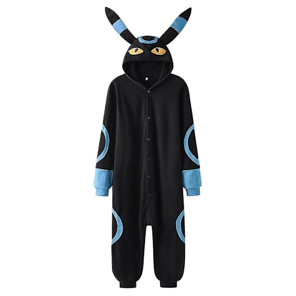 Tecknade Pyjamas Unisex Party Jumpsuit Vinter Söta Hemmakläder blue S