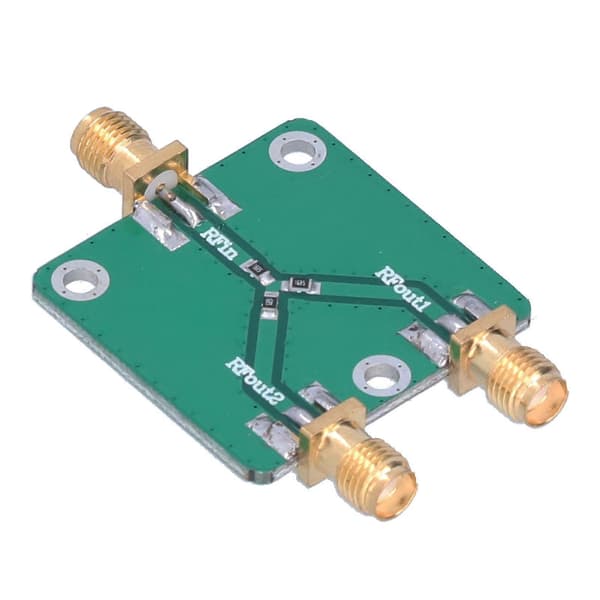 Resistans Strømdeler Modul Holdbar DC?5G 6dB 1 til 2 RF Mikrobølge Distributor Divider til Radiofrekvens