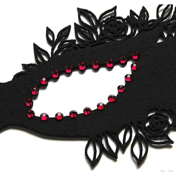 Maskebal Maske Venetianske Masker Blomster Halvmasker Kostume Tilbehør Til Dansefester Karneval Prom Ball Halloween Mardi Gras