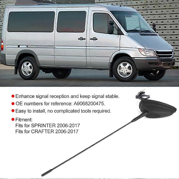 Auto Bilradio Antenne Tagmonteret A9068200475 Passer til Sprinter W906