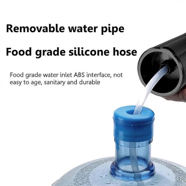 Elektrisk Vattendispenser Automatisk USB Vattenflaskpump Hushålls Dunk Dricksvattenflaska Strömbrytare Smart Vattenpump, Grön