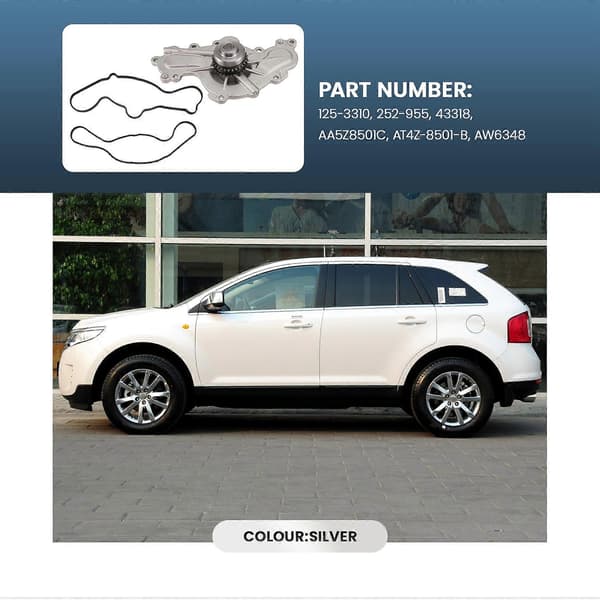 Vesipumppu 252-955 AA5Z8501C Explorer Flex Taurus Edge -malleille MKS 3.5L 3.7L