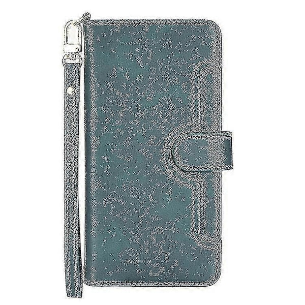 Til Xiaomi Poco X3 Nfc / Poco X3 Pro Litchi Tekstur Lynlås Læder Telefon Cover Green
