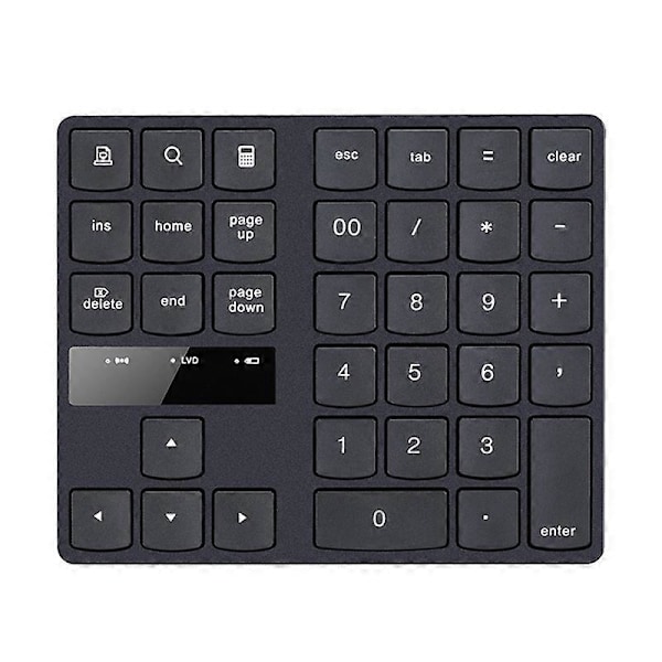 35 Tangenter Numerisk Knappsats Multifunktionell Uppladdningsbar Tyst Ergonomisk Halkskydd Bekväm Skrivning Extern 2.4GHz Trådlös Mini Numerisk Tangentbord Digital