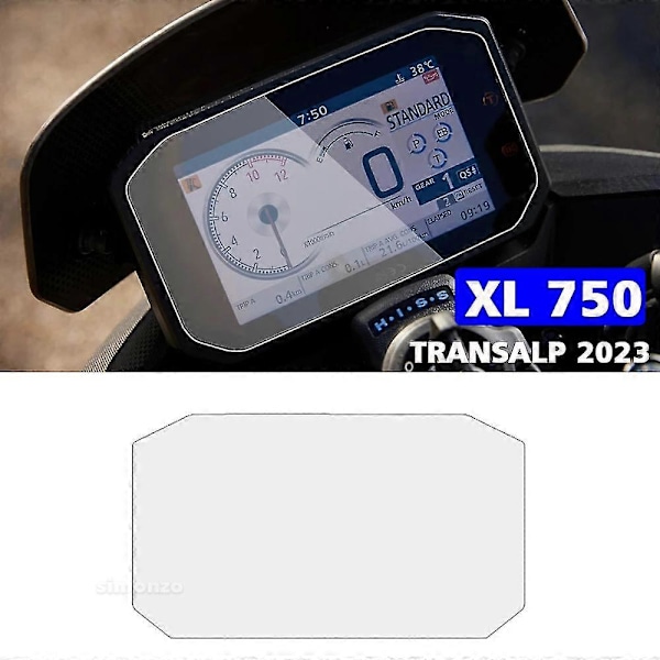 2023 Xl 750 Tft För Honda Xl750 Transalp Tillbehör Motorcykel Repskydd Skärm Instrumentpanel Skyddsfilm 1 PCS