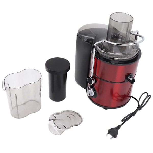 Elektrisk juicemaskin 500W Stor åpning Fullautomatisk 2 Hastigheter Rustfritt Stål Masticating Juicer for Hjemmekjøkken