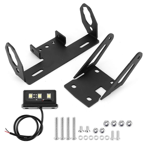 Nummerpladeholder Tail Tidy Fender Eliminate med 5050 Hvid LED Passer til Kawasaki Z 650/Ninja 650 2017?2020