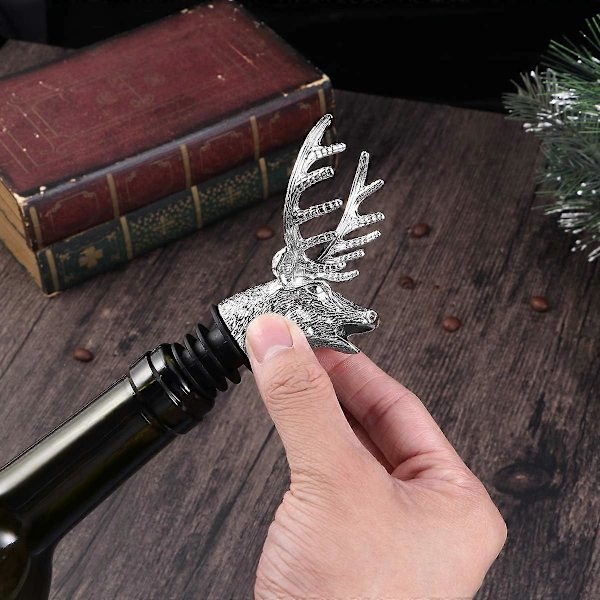 Hjortehode Vinstoppere Vinheller for Vinflasker (11,8*8cm)