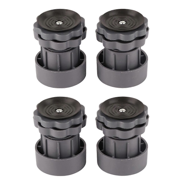 4 stk. Stødsikre Anti-vibrations Fødder til Vaskemaskine, Skridsikker Base, 8,5 cm
