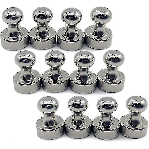 Jul 12 stk. Neodym Magneter, Stærke Køleskabsmagneter, Mini Magneter Neodym Magnet, Magnetiske Stålstifter