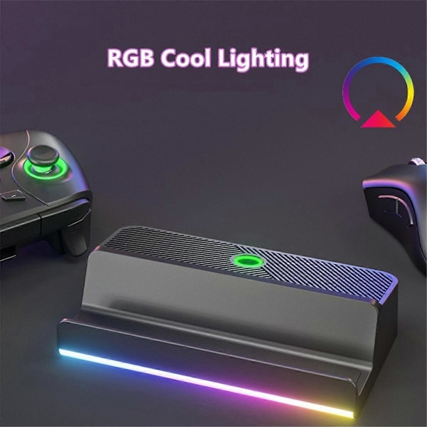 4K-kompatibel RGB-videoadapter til TV-videokonverter Bærbar opladerdock til konsol