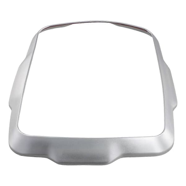 Dekorativ Ram för GPS-panel på Bilens Framdel, Passar 2018-2023, Interiörtillbehör Silver