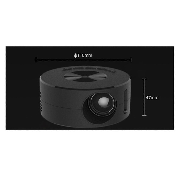 YT200 Smart Projektor Android LED 1080P HD Projektor, Ideell for Hjemmekino og Utendørs Underholdning, Hvit