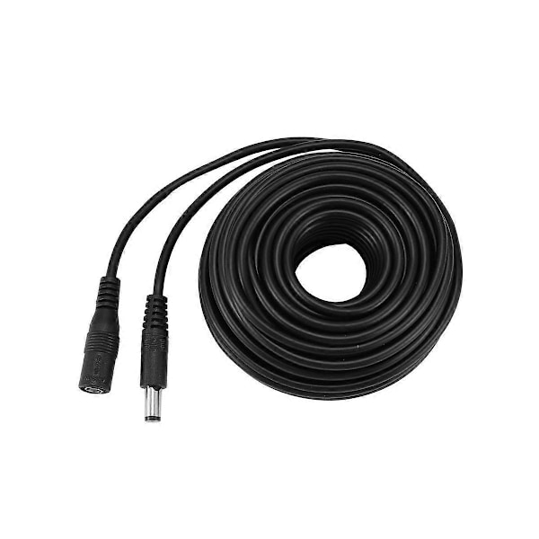 DC Strømkabel Forlængerkabel Konnektor Jack Adapter Ledning Kabel DC5521 Konnektor Han til Hun 10M