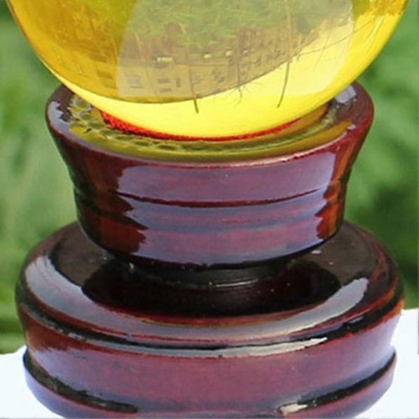 40mm Konstgjord Citrin Boll Healing Sfär Lyckobringande Betydelse Hem Rom Dekoration