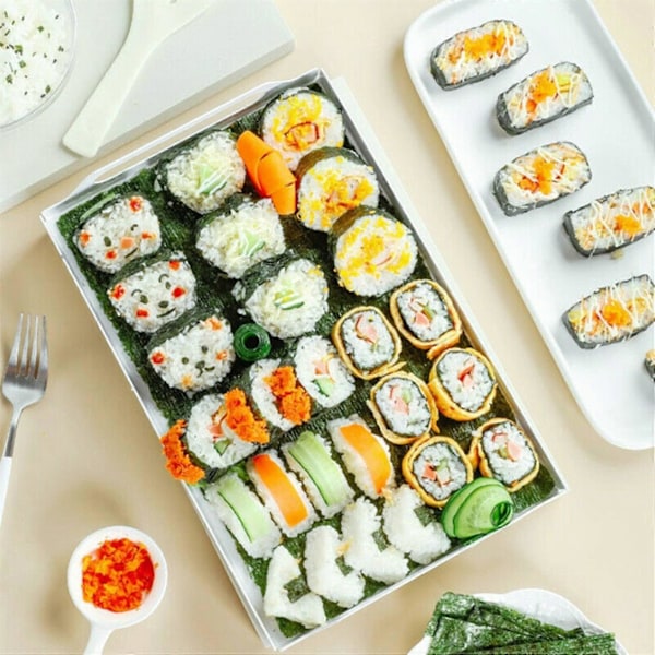 Sushi Maker Risform Japansk Kageform Multifunktionel Form Sushi Making Kit Rund Sushi Form C