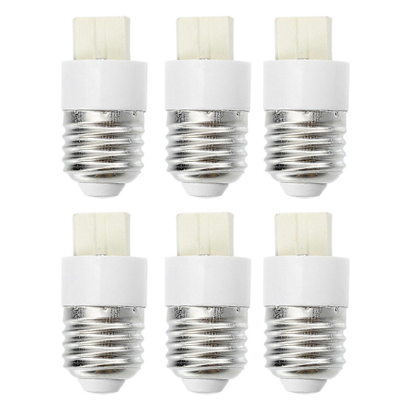 6 kpl lampunpitimen sovitin (E27 G9:ksi)