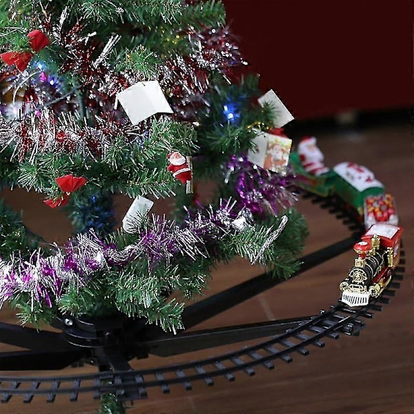 Juletogsett, elektrisk togsett med lys og lyd, julegaver juletre dekor