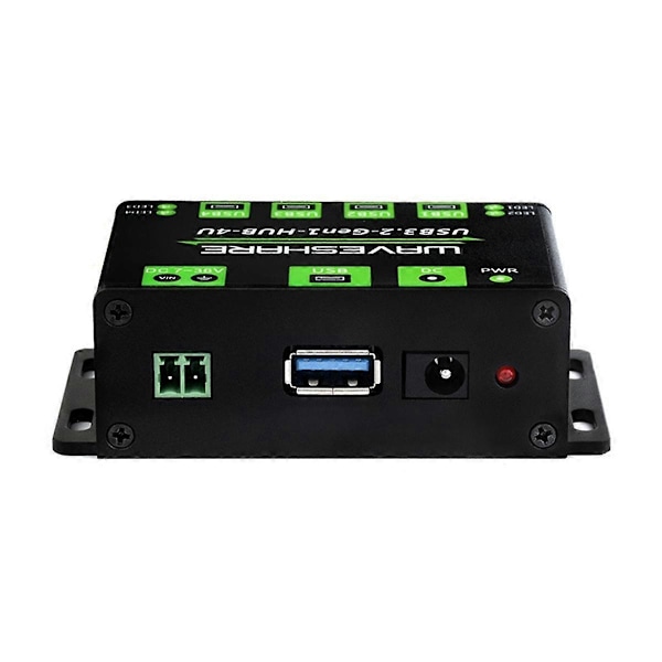 USB3.2 HUB 4U Utökad 4-vägs USB 3.2Gen1 Gränssnitt 5Gbps Industriell HUB Adapter Kompatibel med MacOS