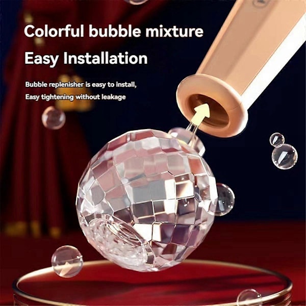 Fackel Bubbelmaskin, Fackel Rekvisita Bubbelmaskin med Ljus, Sommar Bubbla Leksak Barnpresent A