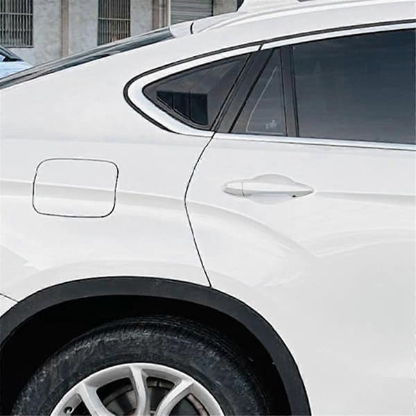 Bil Bagrude Shutter Cover Trim Vindue Lamel Side Ventilations Trim til X6 F16 2015-2019 Gloss Sort