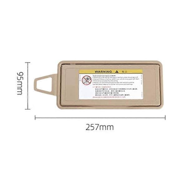 Bil Solskjerm Beskyttelse Solskjerm Bakspeildeksel Erstatning for S-Class W220 1998-2005 Beige