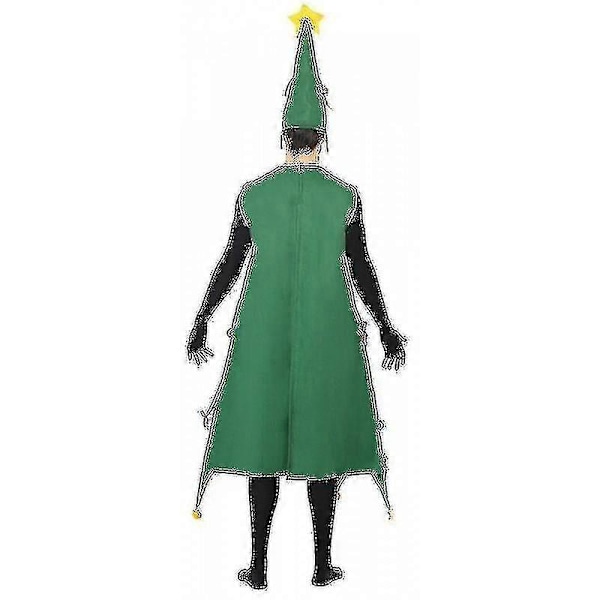 Vuxen Herr Dam Julgran Kostym Jul Maskerad Kläder Cosplay Kostymer