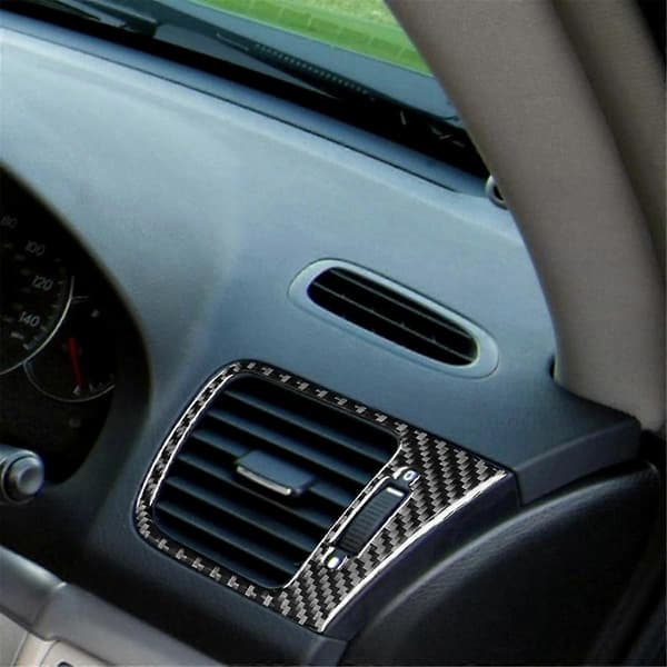 Kolfiber för Legacy/ 2005-2009 Mittkonsol Sido Luftutsläpp Ventilations Trim Cover Interiör Tillbehör