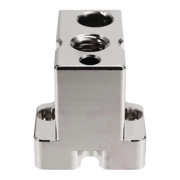 CR10 Plated Copper Varmeblokk for 3D-printer, Hotend Varmeblokk Kompatibel Red Lizard K1/V5/-10