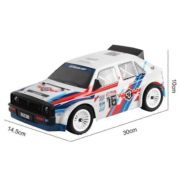 UD1603 1/16 RC Auto 30 km/h 2.4G 4WD Driftauto LED-valoilla On-Road Kauko-ohjattava Ajoneuvo RTR Malli Sähköauto Lahjat Lelu, C