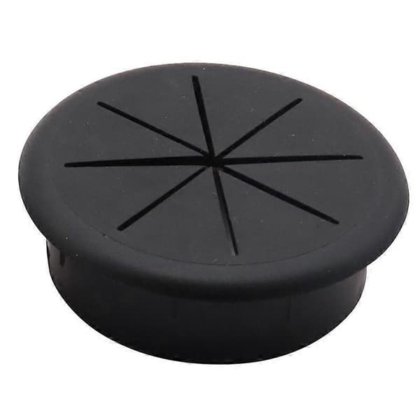 Kabelgenomföringsbox för dator, ABS-kabelbox, Pozi-box, Skrivbordstätning, Kabelhantering, Kabelhålsskydd, Kabelorganiserare, 50mm