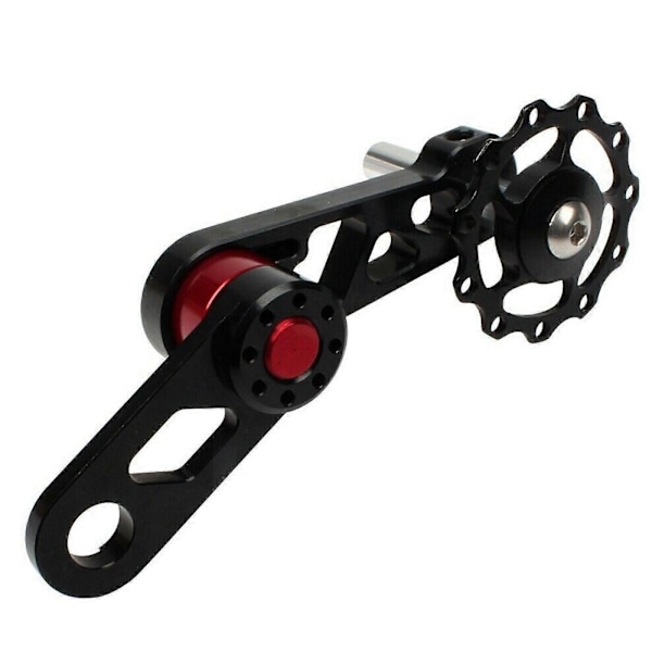Cykel MTB Kedjespännare Cykelkedjefäste Enkelhastighetstillbehör fq Black