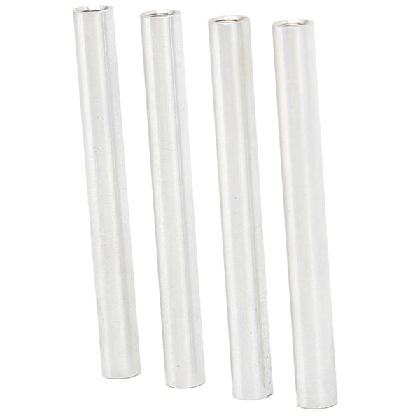 10st Aluminiumlegering Kolumn Rund Hona Gänga Standoff Distanser Fästelement M4x0.7mm Lång 52mm