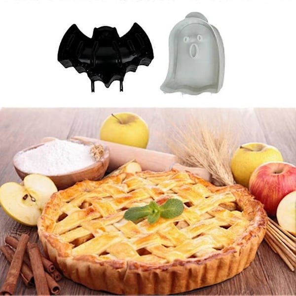 Återanvändbar Pajform Kakform Brödform Halloweenform Dessert DIY Pajform Bakning Kökstillbehör