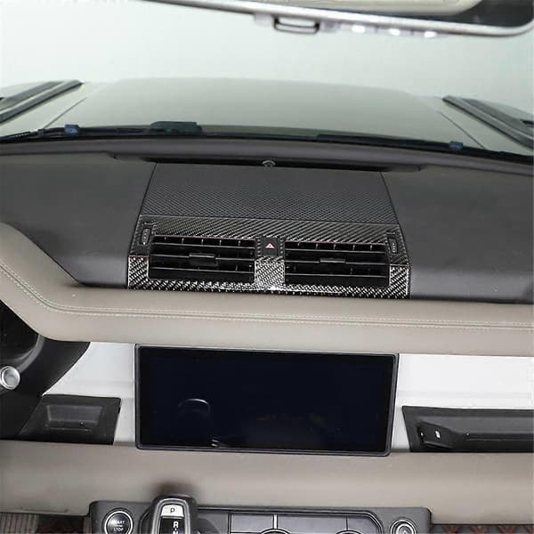 Karbonfiber for 90 110 2020-2024 Senterkonsoll Dashbord Luftventil Deksel Trim Interiørtilbehør