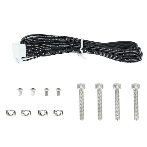 Direktdriven Extruder Set Dubbla Fläktar 3D-skrivare Uppgraderingstillbehör med 42?34 Stegmotor 24V