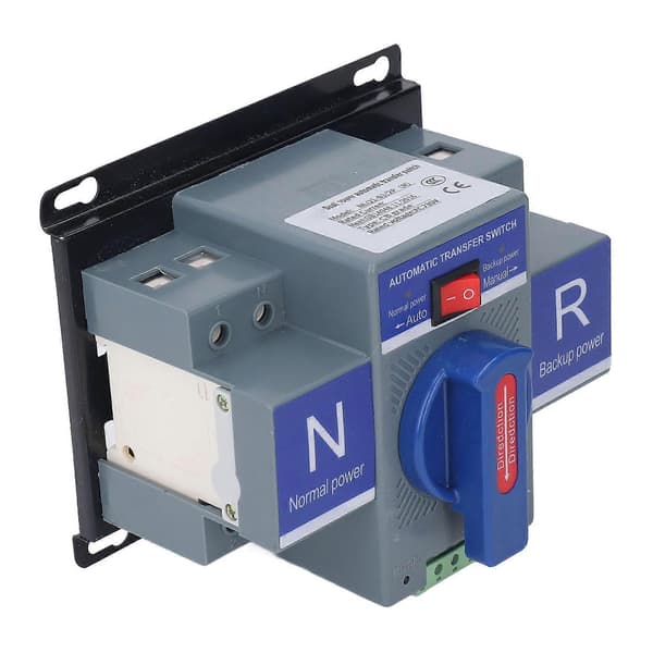Dobbelt Strøm Automatisk Omskifter 2P CB Type Mini Omskifter AC230V til Husholdnings PV 50A